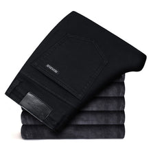 Load image into Gallery viewer, 2020 Winter New Men Warm Slim Jeans Elasticity Skinny Black Jeans Fashion Casual Thick Denim Pants Trousers Male Brand Clothes - Larry's Anything Goes