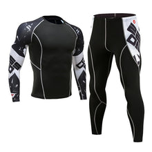 Load image into Gallery viewer, Gym Men's Running Fitness Sportswear Athletic Physical Training Clothes Sports Suits Workout Jogging Rashguard Men's Kit - Larry's Anything Goes