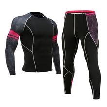 Load image into Gallery viewer, Gym Men's Running Fitness Sportswear Athletic Physical Training Clothes Sports Suits Workout Jogging Rashguard Men's Kit - Larry's Anything Goes