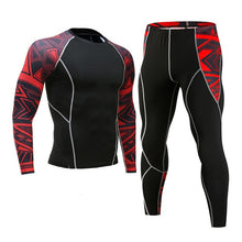 Load image into Gallery viewer, Gym Men's Running Fitness Sportswear Athletic Physical Training Clothes Sports Suits Workout Jogging Rashguard Men's Kit - Larry's Anything Goes