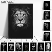 Load image into Gallery viewer, Canvas Painting Animal Wall Art Lion Elephant Deer Zebra Posters and Prints Wall Pictures for Living Room Decoration Home Decor - Larry's Anything Goes