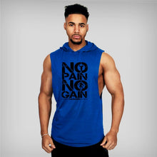 Load image into Gallery viewer, Brand Gyms Clothing Mens Bodybuilding Hooded Tank Top Cotton Sleeveless Vest Sweatshirt Fitness Workout Sportswear Tops Male - Larry's Anything Goes