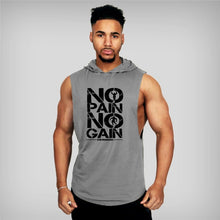 Load image into Gallery viewer, Brand Gyms Clothing Mens Bodybuilding Hooded Tank Top Cotton Sleeveless Vest Sweatshirt Fitness Workout Sportswear Tops Male - Larry's Anything Goes