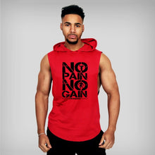 Load image into Gallery viewer, Brand Gyms Clothing Mens Bodybuilding Hooded Tank Top Cotton Sleeveless Vest Sweatshirt Fitness Workout Sportswear Tops Male - Larry's Anything Goes