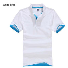 Load image into Gallery viewer, URSPORTTECH Men's Polo Shirt For Men Desiger Polos Men Cotton Short Sleeve shirt Clothes jerseys golftennis Plus Size XS- XXXL - Larry's Anything Goes