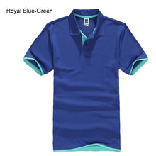 Load image into Gallery viewer, URSPORTTECH Men's Polo Shirt For Men Desiger Polos Men Cotton Short Sleeve shirt Clothes jerseys golftennis Plus Size XS- XXXL - Larry's Anything Goes