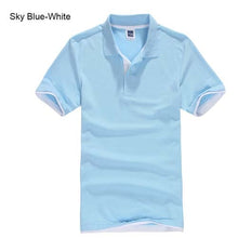 Load image into Gallery viewer, URSPORTTECH Men's Polo Shirt For Men Desiger Polos Men Cotton Short Sleeve shirt Clothes jerseys golftennis Plus Size XS- XXXL - Larry's Anything Goes