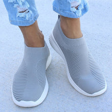 Load image into Gallery viewer, Women Flat Slip on White Shoes Woman Lightweight White Sneakers Summer Autumn Casual Chaussures Femme Basket Flats Shoes - Larry's Anything Goes