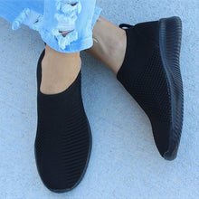 Load image into Gallery viewer, Women Flat Slip on White Shoes Woman Lightweight White Sneakers Summer Autumn Casual Chaussures Femme Basket Flats Shoes - Larry's Anything Goes