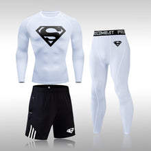 Load image into Gallery viewer, Tracksuit Men Sports Suit Gym Fitness Compression Clothes Running Jogging Sportwear Exercise Workout Rashguard Tights - Larry's Anything Goes