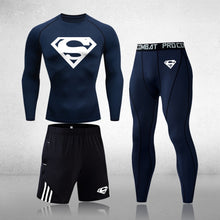 Load image into Gallery viewer, Tracksuit Men Sports Suit Gym Fitness Compression Clothes Running Jogging Sportwear Exercise Workout Rashguard Tights - Larry's Anything Goes