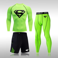 Load image into Gallery viewer, Tracksuit Men Sports Suit Gym Fitness Compression Clothes Running Jogging Sportwear Exercise Workout Rashguard Tights - Larry's Anything Goes