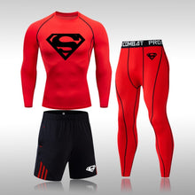 Load image into Gallery viewer, Tracksuit Men Sports Suit Gym Fitness Compression Clothes Running Jogging Sportwear Exercise Workout Rashguard Tights - Larry's Anything Goes