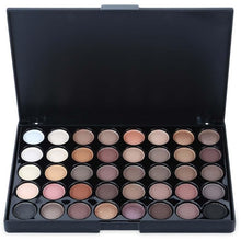 Load image into Gallery viewer, 40 Color Matte Eyeshadow Palette Glitter Eye Shadow Waterproof Long Lasting Make Up Pallet Shimmer Fashion Women Beauty Eyes - Larry's Anything Goes