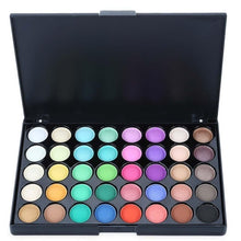 Load image into Gallery viewer, 40 Color Matte Eyeshadow Palette Glitter Eye Shadow Waterproof Long Lasting Make Up Pallet Shimmer Fashion Women Beauty Eyes - Larry's Anything Goes