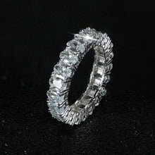 Load image into Gallery viewer, Luxury 925 Sterling Silver Wedding Band Eternity Ring For Women Big Gift For Ladies Love Wholesale Lots Bulk Jewelry R4577 - Larry's Anything Goes