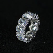 Load image into Gallery viewer, Luxury 925 Sterling Silver Wedding Band Eternity Ring For Women Big Gift For Ladies Love Wholesale Lots Bulk Jewelry R4577 - Larry's Anything Goes