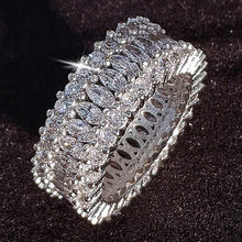 Load image into Gallery viewer, Luxury 925 Sterling Silver Wedding Band Eternity Ring For Women Big Gift For Ladies Love Wholesale Lots Bulk Jewelry R4577 - Larry's Anything Goes