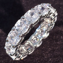 Load image into Gallery viewer, Luxury 925 Sterling Silver Wedding Band Eternity Ring For Women Big Gift For Ladies Love Wholesale Lots Bulk Jewelry R4577 - Larry's Anything Goes