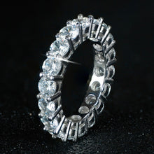 Load image into Gallery viewer, Luxury 925 Sterling Silver Wedding Band Eternity Ring For Women Big Gift For Ladies Love Wholesale Lots Bulk Jewelry R4577 - Larry's Anything Goes