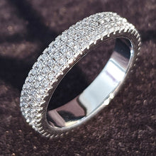 Load image into Gallery viewer, Luxury 925 Sterling Silver Wedding Band Eternity Ring For Women Big Gift For Ladies Love Wholesale Lots Bulk Jewelry R4577 - Larry's Anything Goes
