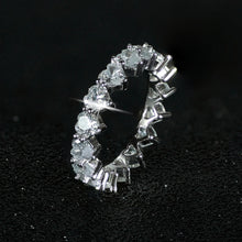 Load image into Gallery viewer, Luxury 925 Sterling Silver Wedding Band Eternity Ring For Women Big Gift For Ladies Love Wholesale Lots Bulk Jewelry R4577 - Larry's Anything Goes