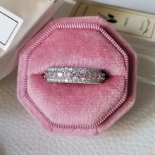 Load image into Gallery viewer, Luxury 925 Sterling Silver Wedding Band Eternity Ring For Women Big Gift For Ladies Love Wholesale Lots Bulk Jewelry R4577 - Larry's Anything Goes