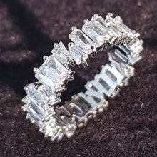 Load image into Gallery viewer, Luxury 925 Sterling Silver Wedding Band Eternity Ring For Women Big Gift For Ladies Love Wholesale Lots Bulk Jewelry R4577 - Larry's Anything Goes
