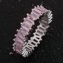 Load image into Gallery viewer, Luxury 925 Sterling Silver Wedding Band Eternity Ring For Women Big Gift For Ladies Love Wholesale Lots Bulk Jewelry R4577 - Larry's Anything Goes