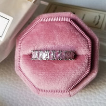 Load image into Gallery viewer, Luxury 925 Sterling Silver Wedding Band Eternity Ring For Women Big Gift For Ladies Love Wholesale Lots Bulk Jewelry R4577 - Larry's Anything Goes