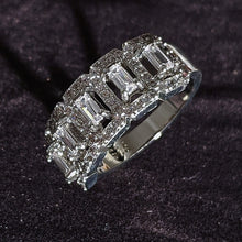 Load image into Gallery viewer, Luxury 925 Sterling Silver Wedding Band Eternity Ring For Women Big Gift For Ladies Love Wholesale Lots Bulk Jewelry R4577 - Larry's Anything Goes