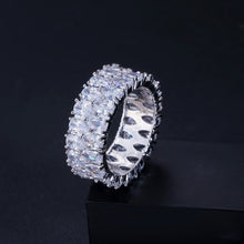 Load image into Gallery viewer, Luxury 925 Sterling Silver Wedding Band Eternity Ring For Women Big Gift For Ladies Love Wholesale Lots Bulk Jewelry R4577 - Larry's Anything Goes