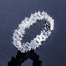 Load image into Gallery viewer, Luxury 925 Sterling Silver Wedding Band Eternity Ring For Women Big Gift For Ladies Love Wholesale Lots Bulk Jewelry R4577 - Larry's Anything Goes