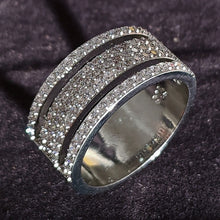 Load image into Gallery viewer, Luxury 925 Sterling Silver Wedding Band Eternity Ring For Women Big Gift For Ladies Love Wholesale Lots Bulk Jewelry R4577 - Larry's Anything Goes