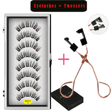 Load image into Gallery viewer, LEKOFO 4 Pairs 5 Magnet Magnetic False Eyelashes Handmade Mink Eye Lashes faux cils magnetique 3D Natural magnetic Lashes WSP - Larry's Anything Goes
