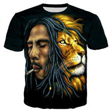 Load image into Gallery viewer, Hot Sale Rapper Bob Marley T Shirt Men/women New Fashion Cool 3D Printed T-shirts Casual Harajuku Style Tshirt Streetwear Tops - Larry's Anything Goes
