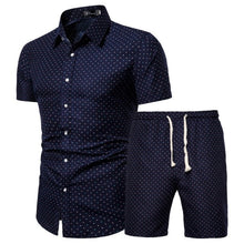 Load image into Gallery viewer, 2020 Summer New Men's Clothing Short-sleeved Printed Shirts Shorts 2 Piece Fashion Male Casual Beach Wear Clothes - Larry's Anything Goes