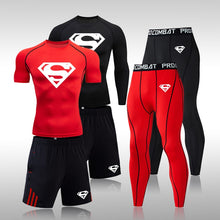 Load image into Gallery viewer, Tracksuit Men Sports Suit Gym Fitness Compression Clothes Running Jogging Sportwear Exercise Workout Rashguard Tights - Larry's Anything Goes