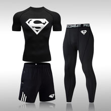 Load image into Gallery viewer, Tracksuit Men Sports Suit Gym Fitness Compression Clothes Running Jogging Sportwear Exercise Workout Rashguard Tights - Larry's Anything Goes
