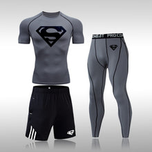 Load image into Gallery viewer, Tracksuit Men Sports Suit Gym Fitness Compression Clothes Running Jogging Sportwear Exercise Workout Rashguard Tights - Larry's Anything Goes