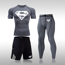 Load image into Gallery viewer, Tracksuit Men Sports Suit Gym Fitness Compression Clothes Running Jogging Sportwear Exercise Workout Rashguard Tights - Larry's Anything Goes