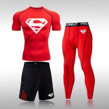 Load image into Gallery viewer, Tracksuit Men Sports Suit Gym Fitness Compression Clothes Running Jogging Sportwear Exercise Workout Rashguard Tights - Larry's Anything Goes