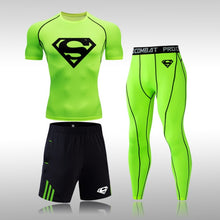 Load image into Gallery viewer, Tracksuit Men Sports Suit Gym Fitness Compression Clothes Running Jogging Sportwear Exercise Workout Rashguard Tights - Larry's Anything Goes