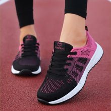 Load image into Gallery viewer, Sneakers Women Shoes Flats Casual Ladies Shoe Woman Lace-Up Mesh Light Breathable Female zapatillas de deporte para mujer - Larry's Anything Goes