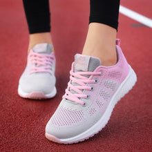 Load image into Gallery viewer, Sneakers Women Shoes Flats Casual Ladies Shoe Woman Lace-Up Mesh Light Breathable Female zapatillas de deporte para mujer - Larry's Anything Goes