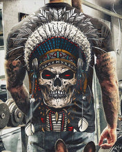 Load image into Gallery viewer, Fashion Summer Horror Skull 3D Print Men's T-Shirt O-Neck Short Sleeve Casual Breathable Oversized Male T Shirt Top Men Clothing - Larry's Anything Goes