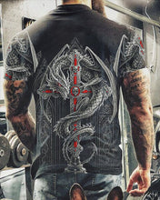Load image into Gallery viewer, Fashion Summer Horror Skull 3D Print Men's T-Shirt O-Neck Short Sleeve Casual Breathable Oversized Male T Shirt Top Men Clothing - Larry's Anything Goes