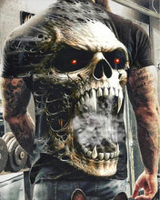 Load image into Gallery viewer, Fashion Summer Horror Skull 3D Print Men's T-Shirt O-Neck Short Sleeve Casual Breathable Oversized Male T Shirt Top Men Clothing - Larry's Anything Goes