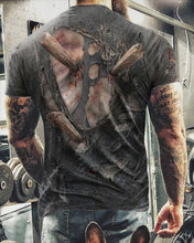 Load image into Gallery viewer, Fashion Summer Horror Skull 3D Print Men's T-Shirt O-Neck Short Sleeve Casual Breathable Oversized Male T Shirt Top Men Clothing - Larry's Anything Goes