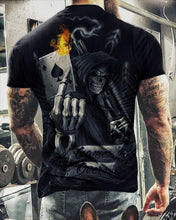 Load image into Gallery viewer, Fashion Summer Horror Skull 3D Print Men's T-Shirt O-Neck Short Sleeve Casual Breathable Oversized Male T Shirt Top Men Clothing - Larry's Anything Goes